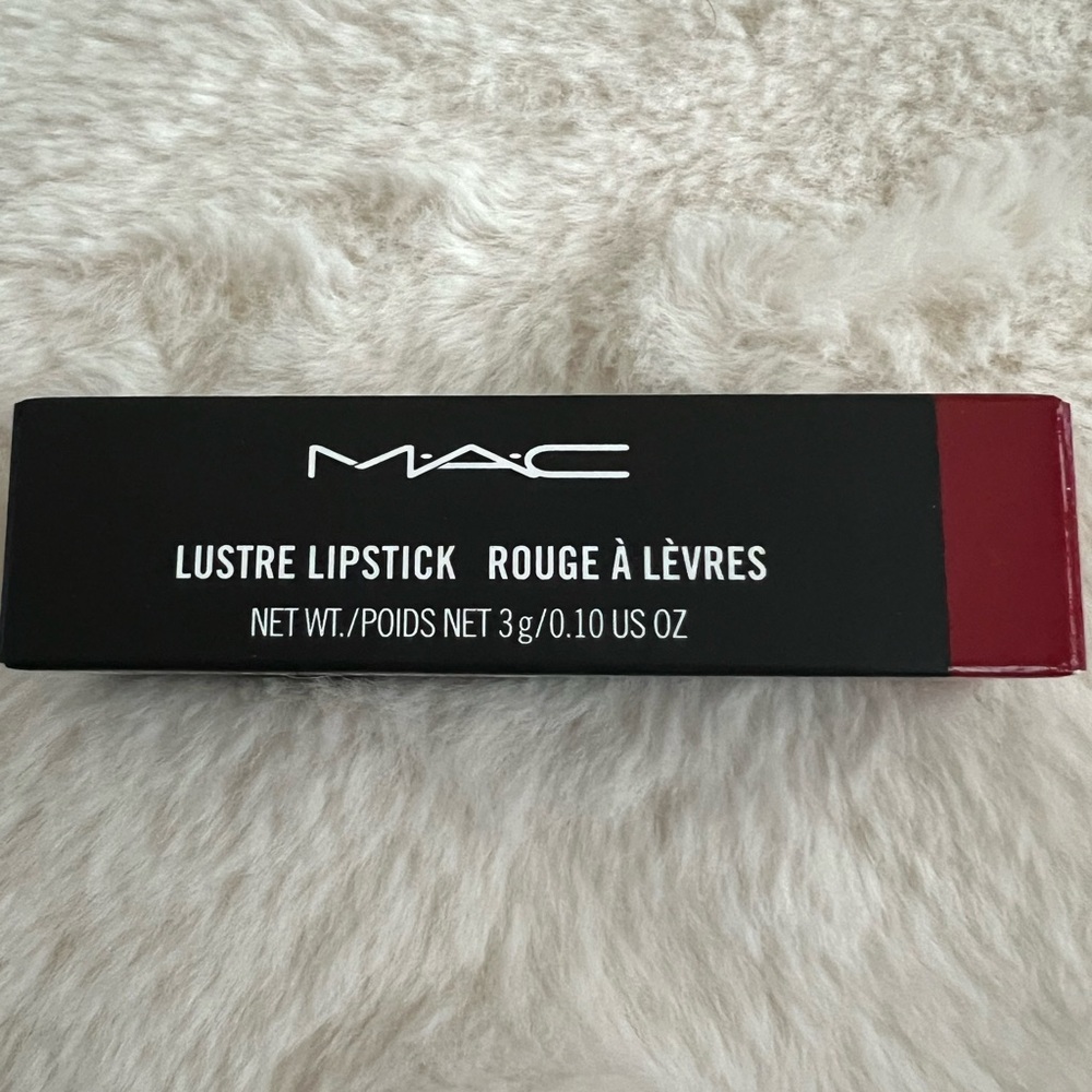 NIB MAC Cosmetics Full Size Lipstick Lady Bug 510 Lustre Lip Color $27